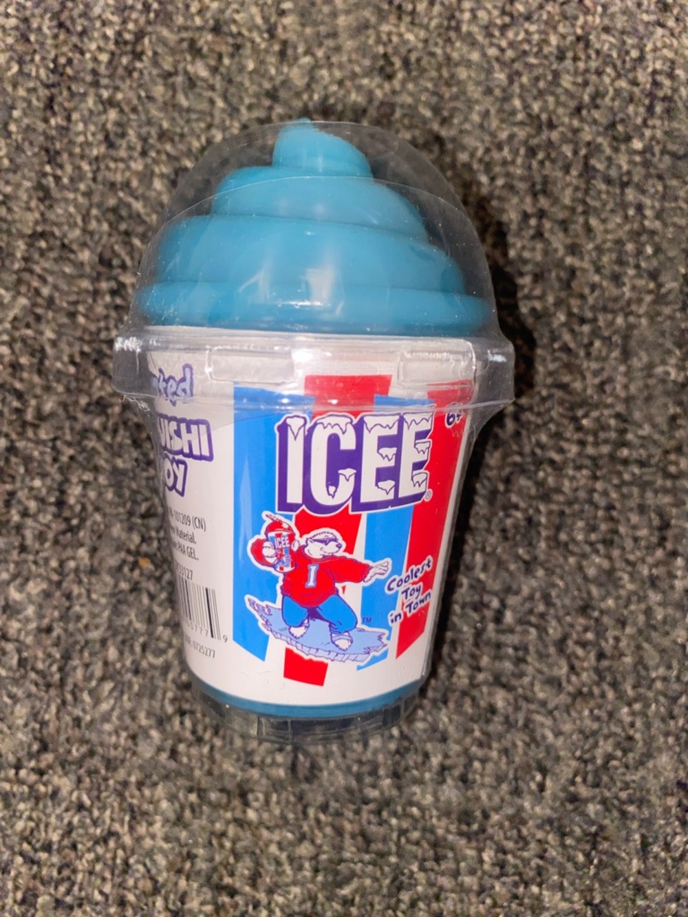 Icee Blue Slushy Cup Squishy Toy Blue New